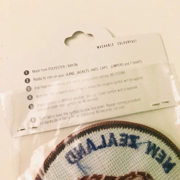 Vtg New  Zealand Kiwi Patch Embroidered Badge Iron On - Picture 7 of 10